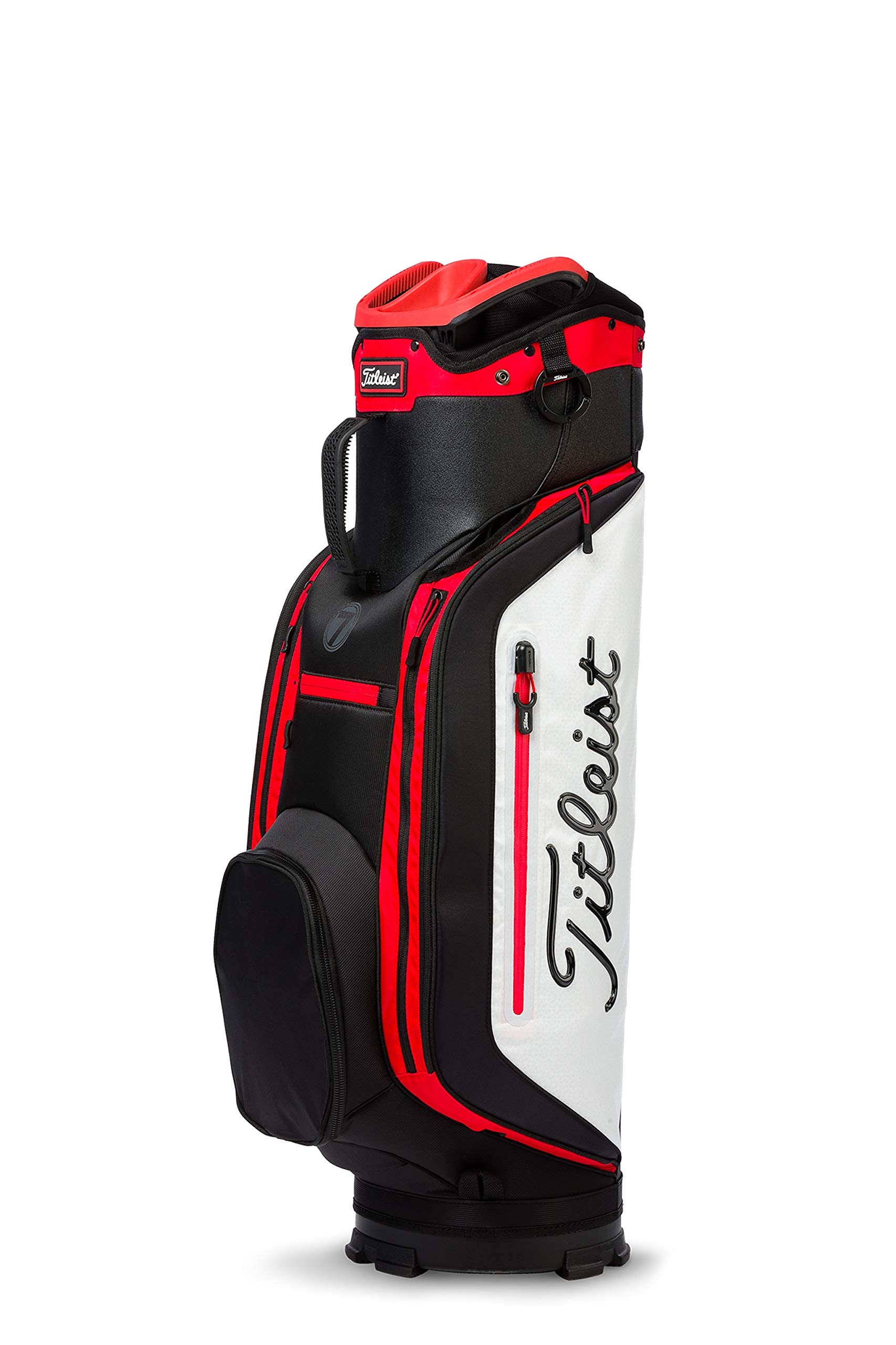 Titleist Club 7 Golf Cart Bag Black / White / Red eBay