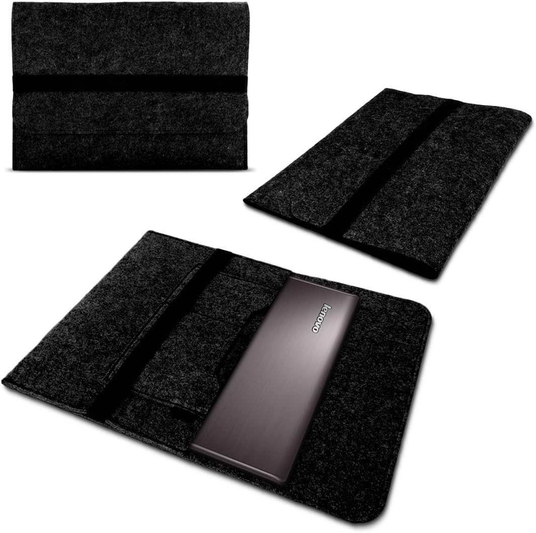 Lenovo Yoga 520 14 Inch Sleeve Case Bag Notebook Cover Case Felt Dark Grey