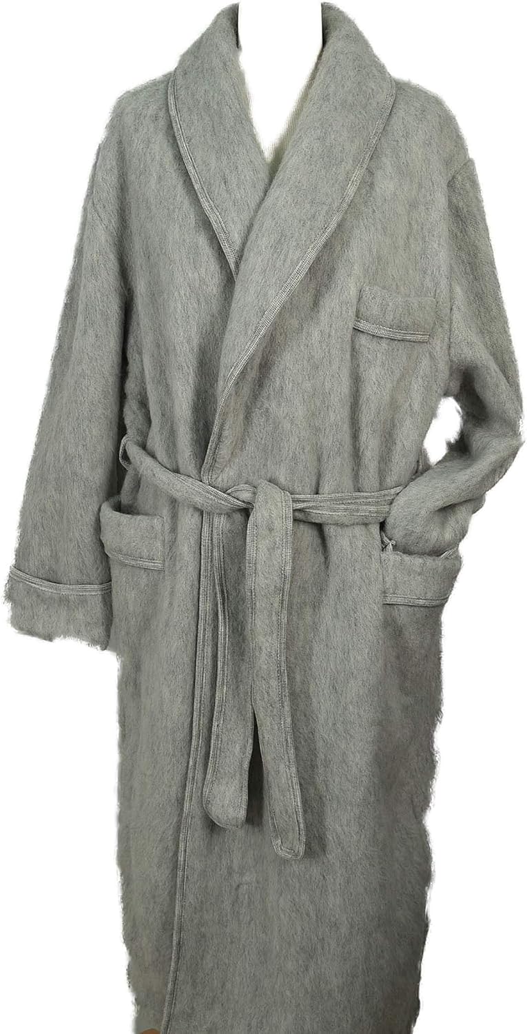 mens wool bathrobe