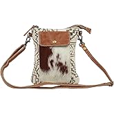Myra Bag Cowprint Purse - Cowprint Bags for Women, Over The Shoulder Purse