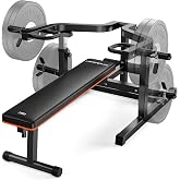 FEIERDUN Chest Press Machine, 1250 LB Adjustable Bench Press | 3-Grip U-Handles, Independent Arms and 11+3 Adjustable Positions