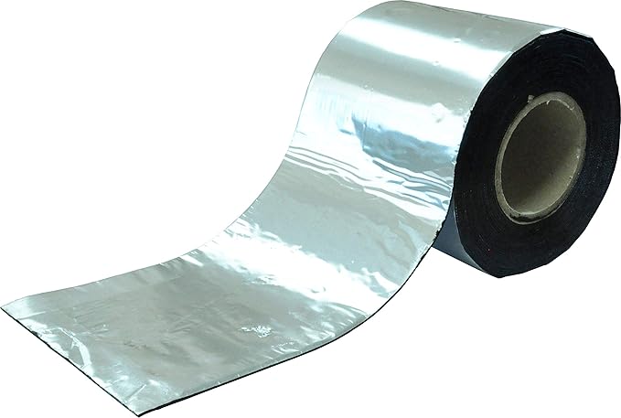 Bitumen Reparaturband | Farbe Alu, Blei, Kupfer | 50, 75, 100, 150, 200, 225, 300, 600 mm x 10 Meter
