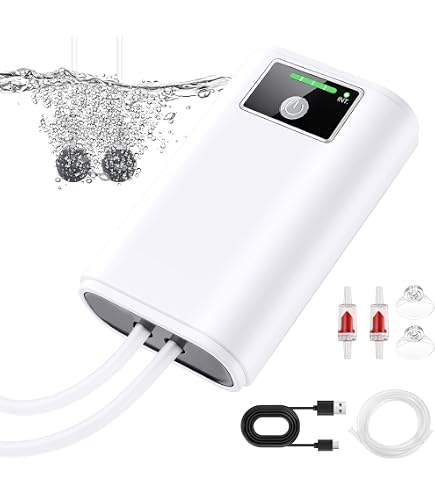 Aérateur Appât Vivant Pawfly USB Rechargeable Silencieux Pompe à Air 5-100G Neuf