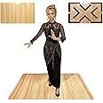 Besutosera Tap Board for Tap Dancing Portable Tap Dance Board - Ideal for Dancers Home & Outdoor, Portable Stage Platform, Versatile Dance Floor Tiles - Pro-Quality Tap Dancing Practice Board