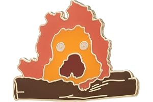 SEISEN Studio Ghibli pin badge calcifer H-09