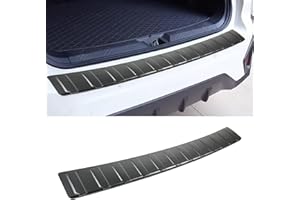 HUGEEK Exterior Rear Bumper Guard Protector for Car Non-Slip Scratch-Resistant Trunk Door Protector for Outback 2021-2025 Accessories (for Subaru Outback 2021-2025(Carbon Fiber))