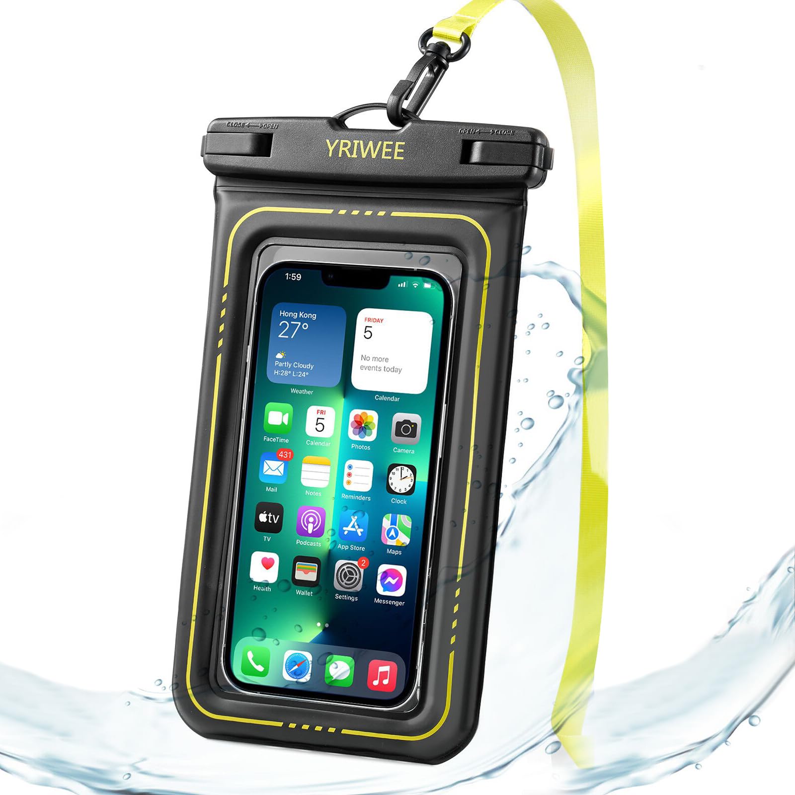 IP68 Waterproof Phone Pouch, Sponge Floating Waterproof Phone Case