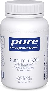 Pure Encapsulations Curcumin 500 with Bioperine 60 Capsules view 1