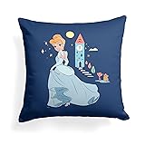Northwest Disney Princess Pillow, 18" x 18", Toodles