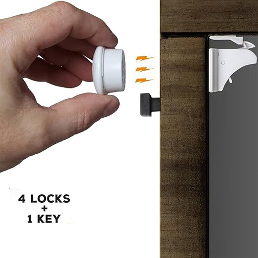 Cerraduras de gabinete Protección de cajones magnéticos Cerraduras de