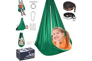 Sensory Swing Kids Indoor/Outdoor, Balancoire Sensorielle, Sensory Hammock for Kids, New Soft and Elastic Fabrics, Autism Sen