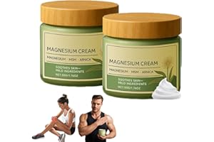 Total Relief Magnesium Cream, Nerve Relief Magnesium Cream with MSM & Arnica - Total Body Soothing Formula for Muscle Support