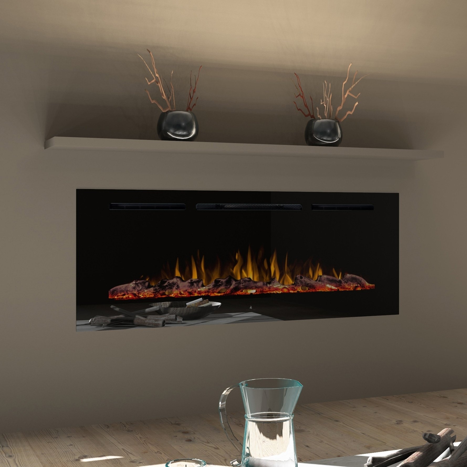Noble Flame Paris 1150 (115 cm / 45”) Electric Fireplace Wall