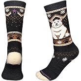 Smartwool Unisex Kids Wintersport Full Cushion Polar Bear Pattern Over-the-calf Socks (Toddler/Little Kid/Big Kid)