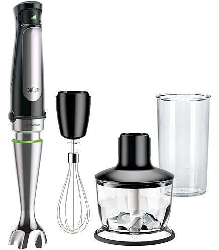 Braun MQ5045 WH Multiquick 5 Vario Hand Blender w/Chopper