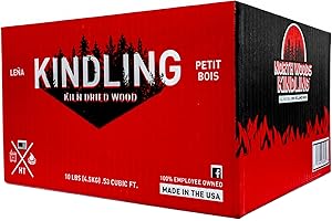 NORTH WOODS KINDLING 10lbs Kindling Wood - Fire Starters for Campfires - 100% Natural Firestarter for Firewood - 100+ Camping Fire Starter Sticks