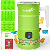 Gummy Maker Machine, Oil Infused Gummy Candy Maker, DIY Edible Gummy, Jelly &amp; Pudding, Gummy Making Kit, ,Include Bear mold, Fruit Mold, Worm Mold &amp; Mixing Stick 5-Years Free Replacement (Green)