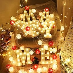 Laerjin Light Up Letters, Marquee Letters with