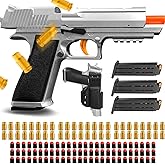 Soft Bullet Toy Gun Shell Ejecting Toy Pistol, EVA Foam Bullets Toy Guns for Boys, Kids, Gifts, Educational Model Toys and Fun Shooting Experience