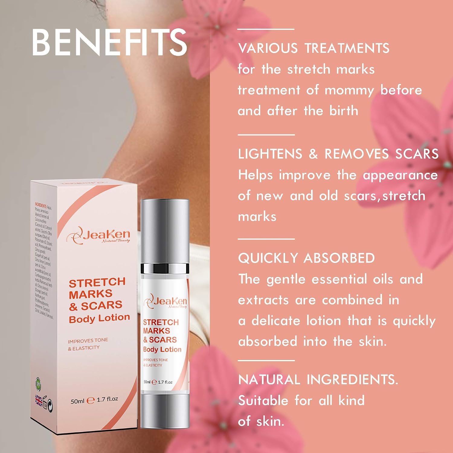 STRETCH MARK REMOVER, SCARS BODY LOTION - Image 3