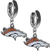 Siskiyou Sports NFL Denver Broncos Huggie Hoop Earrings, Team Colors, One Size