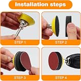 KONGMING 2 inch 50mm Sanding Disc Set Grit 80-3000 with Hook&Loop view 4