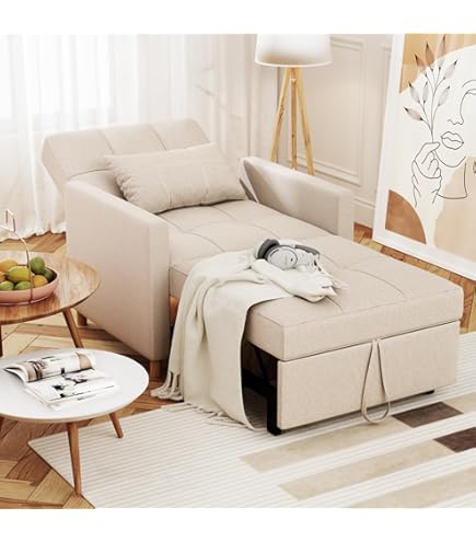 Amazon.com: 40.5'' Oversized Sleeper Sofa Chair with 2