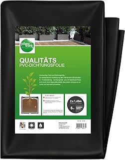 Pflanzwerk® Pflanzkübel UNIVERSAL Premium PVC Dichtungsfolie + Teichfolie 200x145cm 0.6mm *Frostbeständig* *UV-Schutz* *Qualitätsware*