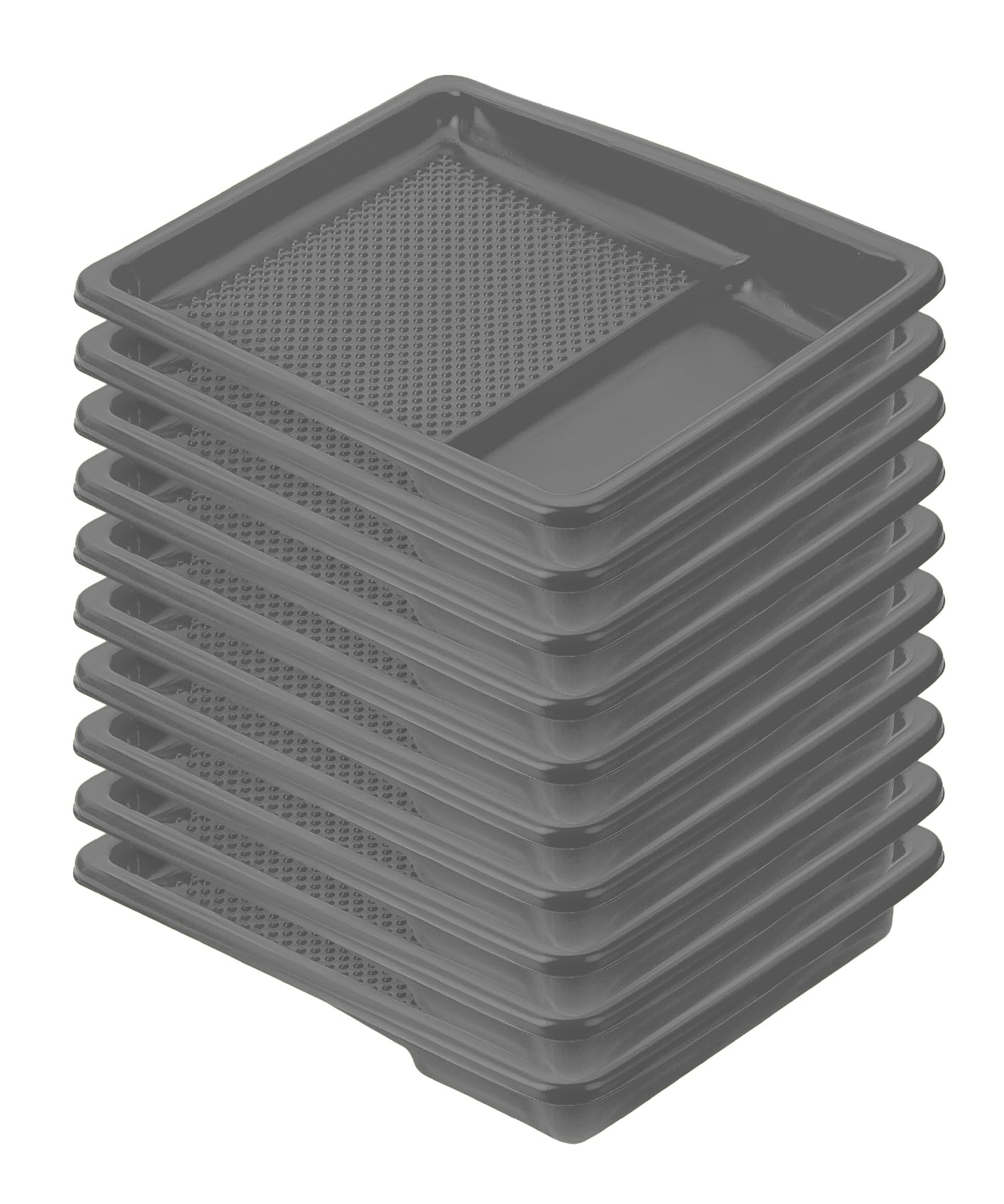 Photo 1 of Bates- Paint Tray Liner, 9 Inch, 10 pcs, Grey Paint Pans Trays, Plastic Paint Tray, Roller Tray Liners