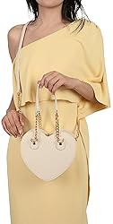 lola mae Heart Shape Satchel Crossbody Purse for