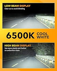 OXILAM Newest Q26 H7 Bulbs Real 1:1 Design, 16000LM
