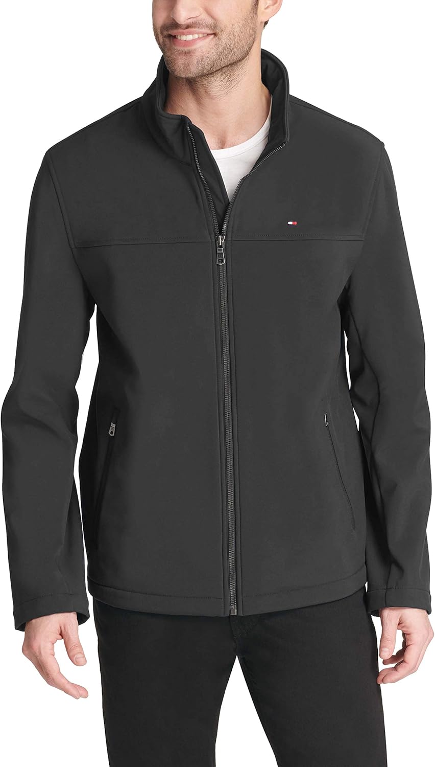 tommy hilfiger men's classic soft shell jacket