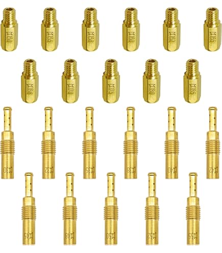 スポーツ maito Amazon.com: (12pcs / pack) For keihin Carbureto 99101-124