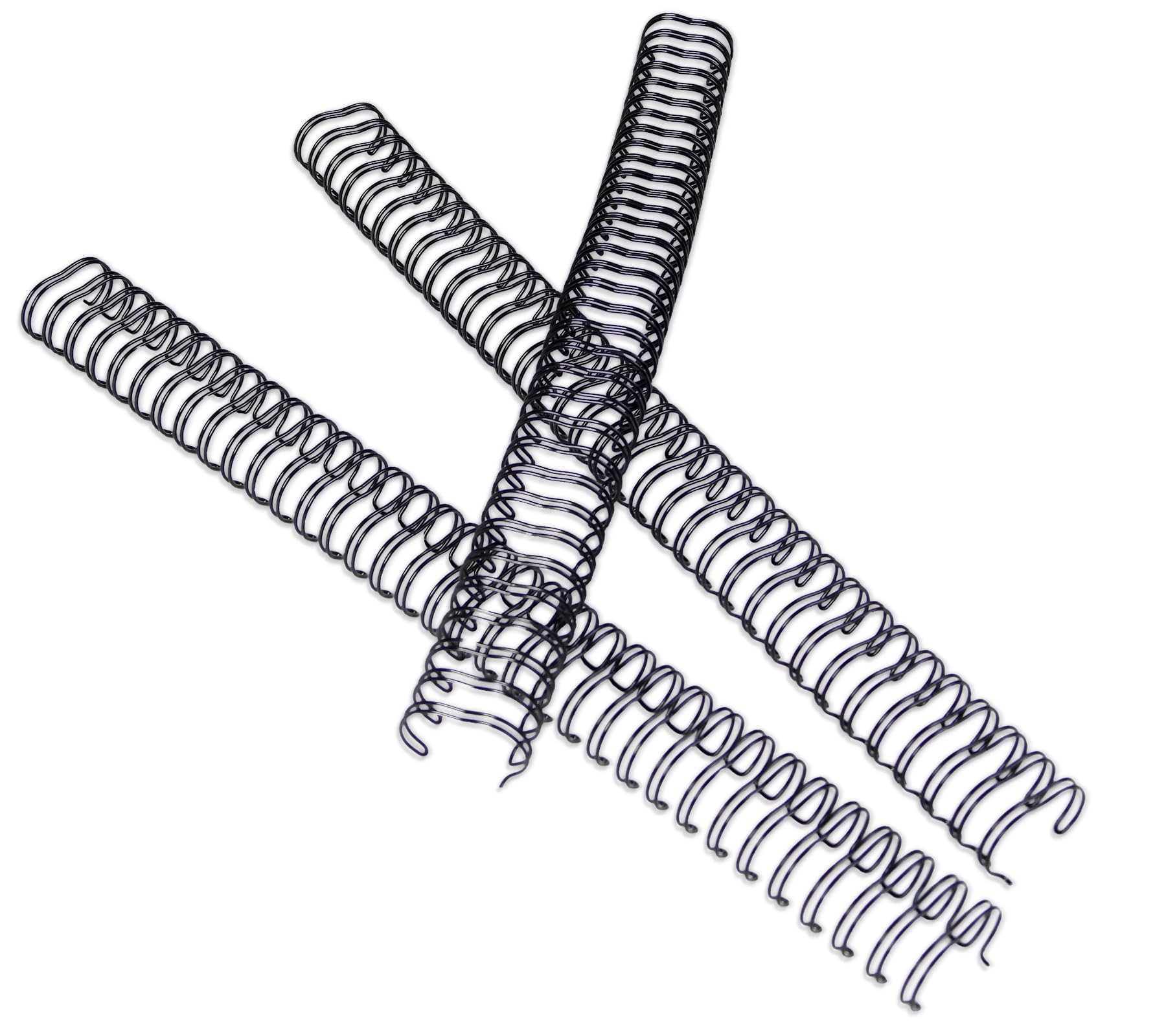 RAYSON Wire Binding Spines, 34-Loop, 90 Sheets, 3:1 Pitch, A4, 14.3 mm, Pack of 100
