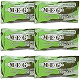 MEG - Military Energy Gum | 100mg of Caffeine Per Piece + Increase Energy + Boost Physical Performance + Spearmint 6 Pack (30