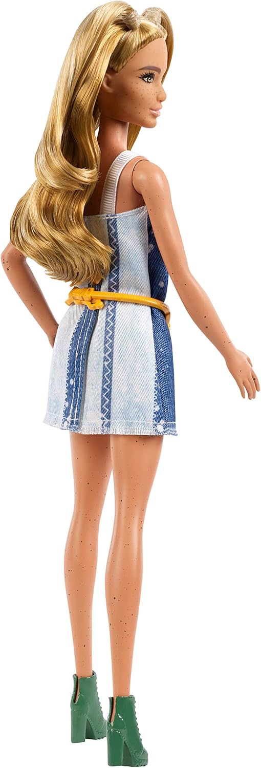Barbie Fashionistas Doll, Tall, Blonde Pigtails, Tie-dye, 12.75 inches - Image 4