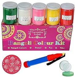 Decorative Buckets :RANGOLI | Rangoli COLORS KIT