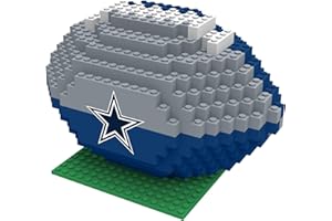 FOCO Unisex NFL 3D BRXLZ Team Logo XL Football Building Block Set