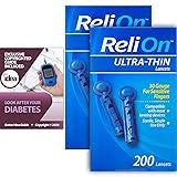 ReliOn Ultra-Thin Lancets, 30-Gauge, for Sensitive