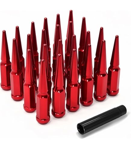Amazon.com: 20 Pc Solid Spline Spike Lug Nuts Kit 12x1.25
