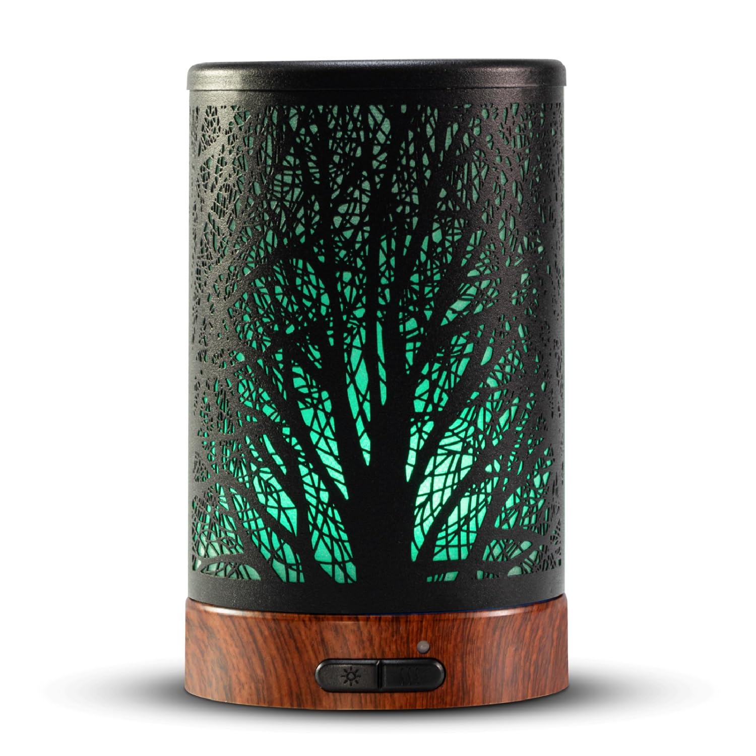 Essential Oil Diffuser Fragrance Aromatherapy Scented Oil Diffuser Ultrasonic Aroma Diffusers Whisper Quiet with Waterless Auto Shut-Off 7 LED Night Light for Home Office SPA (150ml-Forest)