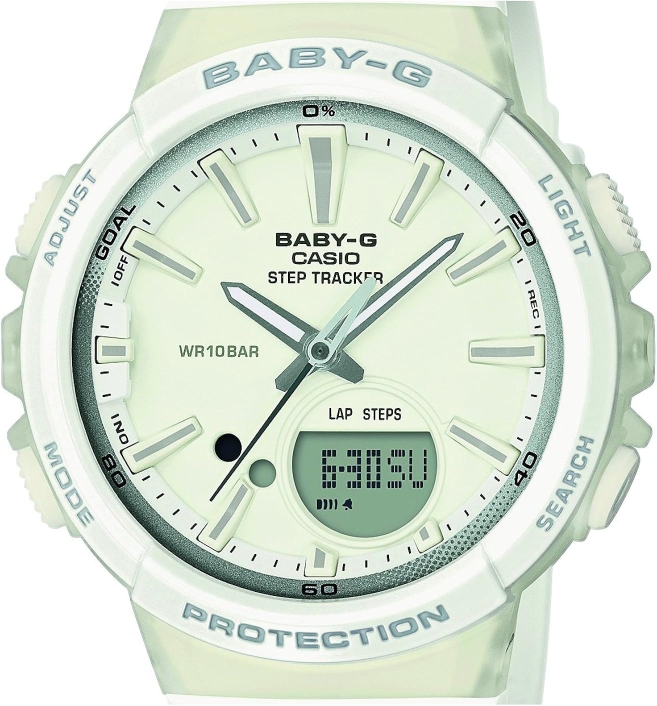 baby g step tracker setting