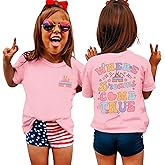 BOUTIKOME Magic Kingdom Shirts for Girls Where Dreams Come True T-Shirt Kid Castle Graphic Tees Magical Fairy Tale Gift Tops