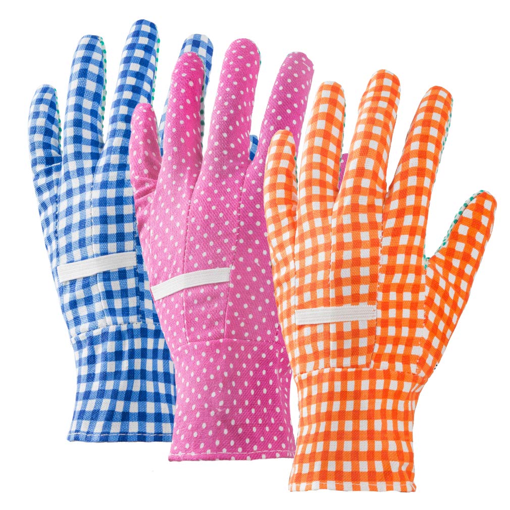3 Pairs Gardening Gloves Ladies Cotton Amazon.co.uk Business
