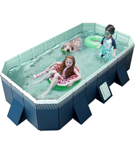 Amazon.com: Foldable Non-Inflatable Above Ground Framed