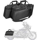 ANASES Hard Saddlebag Liner Bags Fit for Harley Touring 1993-2026 | 1680D Oxford, 32L, 1 Pair, Travel Storage for Electra Glide, Road Glide, Street Glide and Road King with Hard Saddlebags