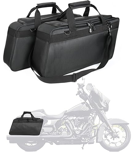 Amazon.com: Bestem LGKA-CON14-SDL-R Black Regular Saddlebag Liners
