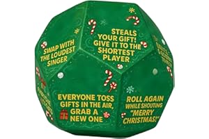 Santa Swap Gift Exchange Dice, Present Exchange Dice, 2025 New 12 Different Sides Christmas Party Game, Gift Swap Santa Theme