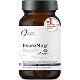 Designs for Health NeuroMag Bioavailable Magnesium L-Threonate - Chelated Magnesium Supplement from Magtein for Brain Health & Cognitive Function, Support Focus & Sleep* (90 Vegan Capsules)