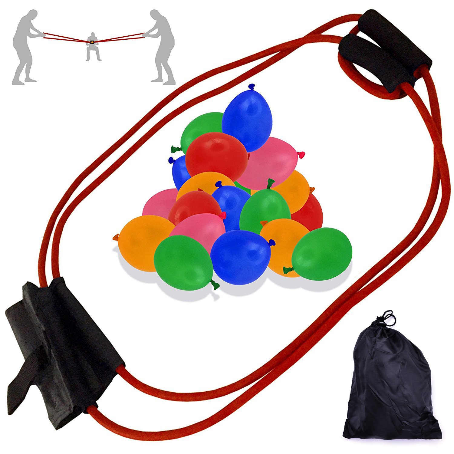 3Person Water Balloon Bomb Launcher Catapult Slingshot Balloon Toy for